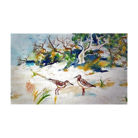 Betsy Drake Betsy Drake DM487G 30 x 50 in. Trees & Beach Door Mat - Large DM487G